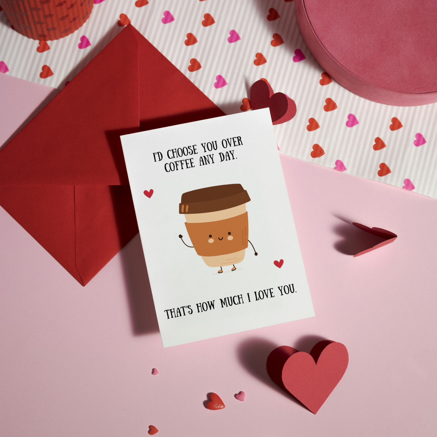 Valentine’s Day Card | Coffee Lover | Coffee Valentine’s Day Card | Cute Valentine Card | Coffee Anniversary Card | Digital Download
