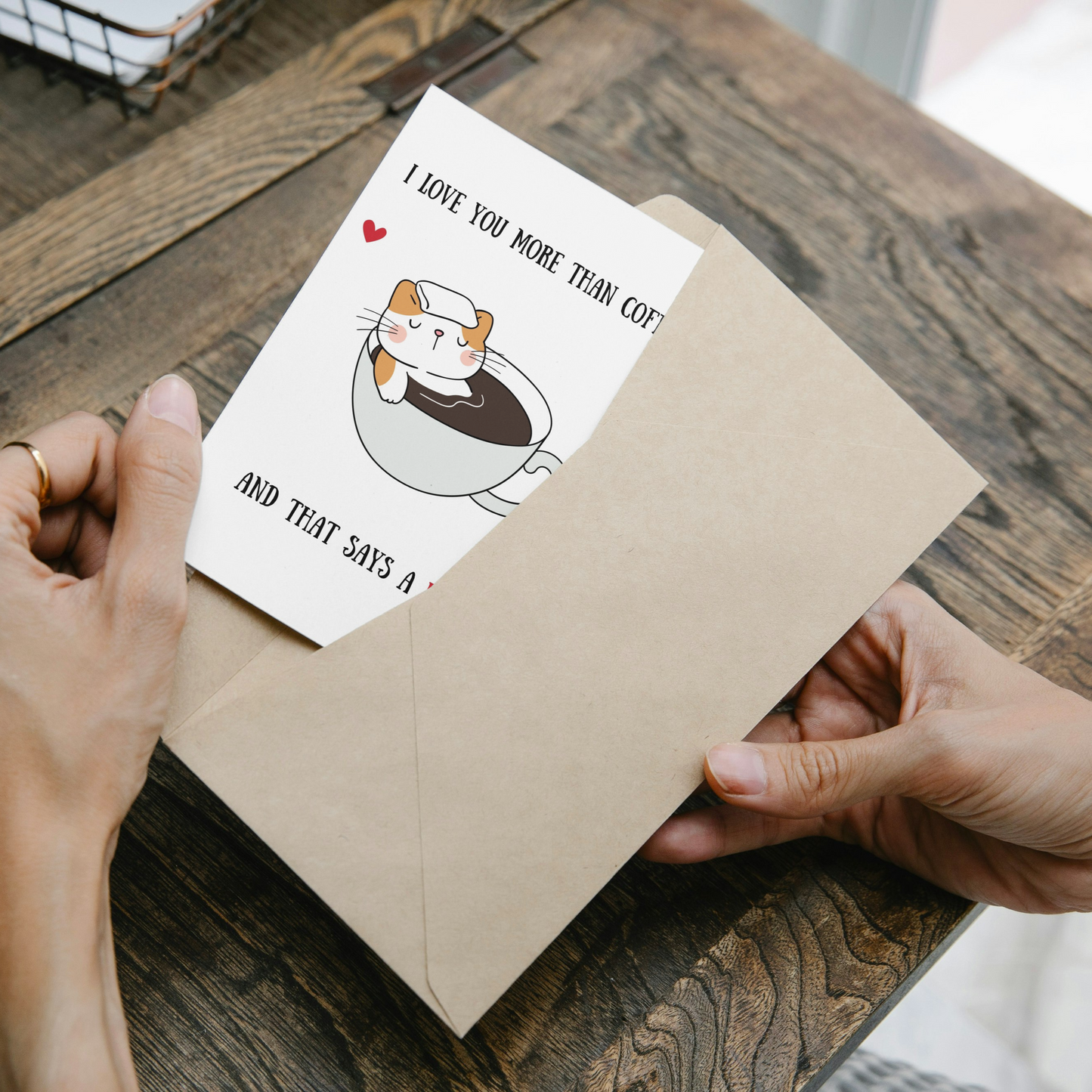 Valentine’s Day Card | Coffee Lover | Coffee Valentine’s Day Card | Cute Valentine Card | Coffee Anniversary Card | Digital Download