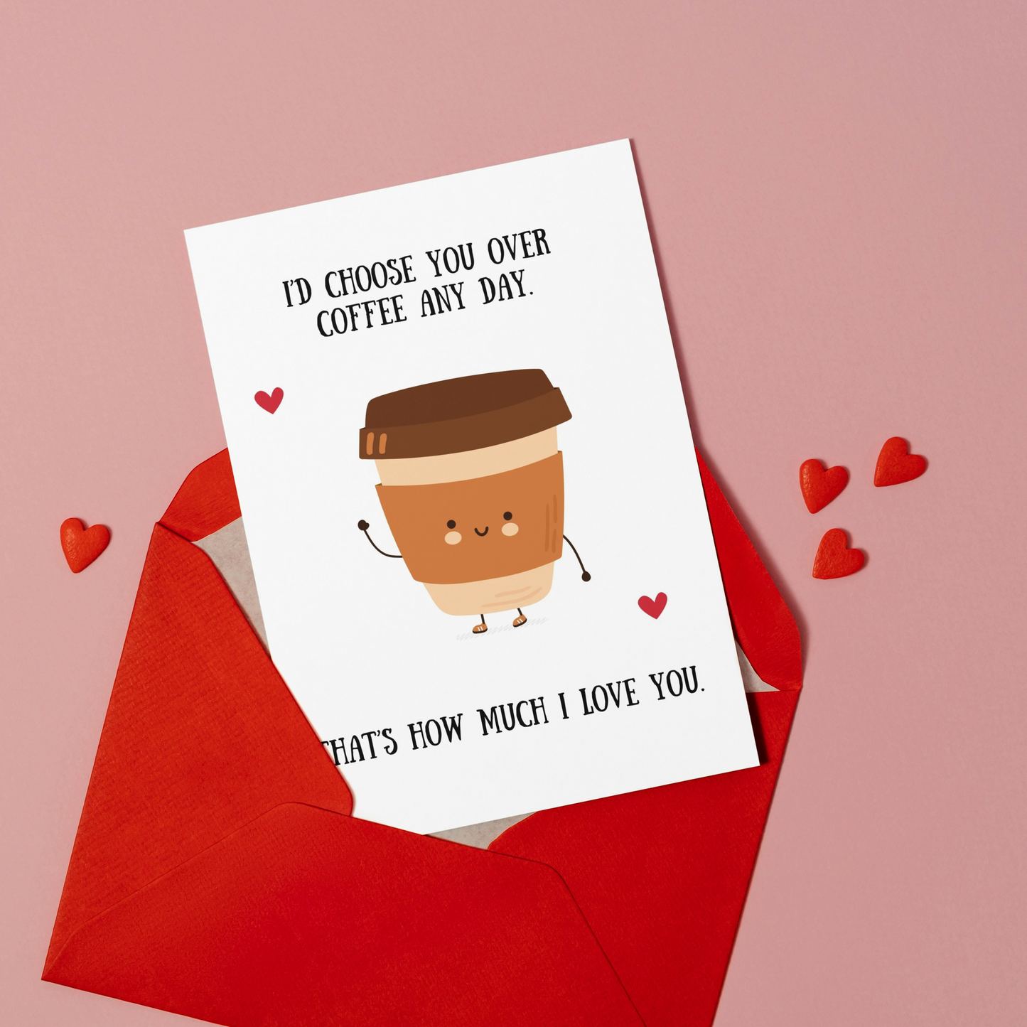Valentine’s Day Card | Coffee Lover | Coffee Valentine’s Day Card | Cute Valentine Card | Coffee Anniversary Card | Digital Download