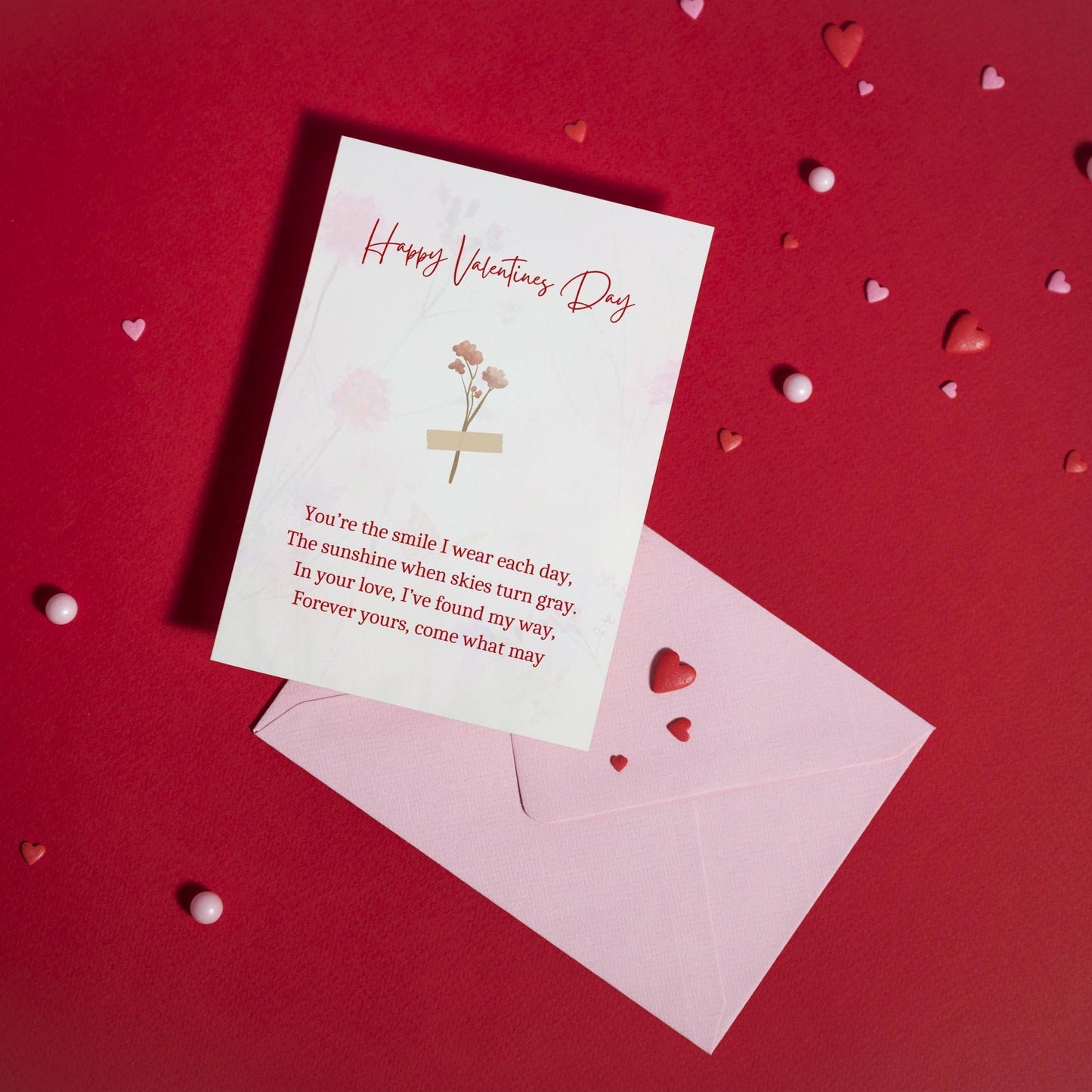 Valentines Day Poem Card | Romantic poem | DIGITAL DOWNLOAD Valentines Day Card |
