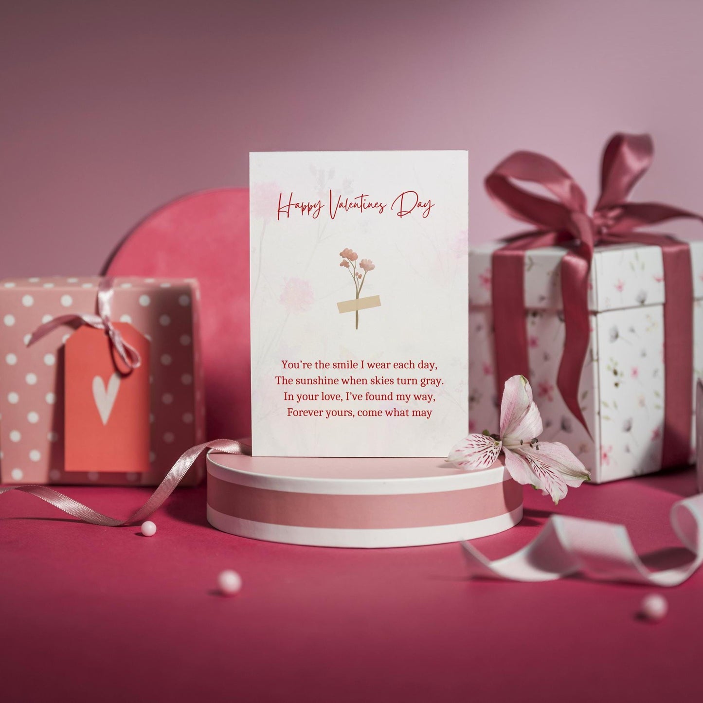 Valentines Day Poem Card | Romantic poem | DIGITAL DOWNLOAD Valentines Day Card |
