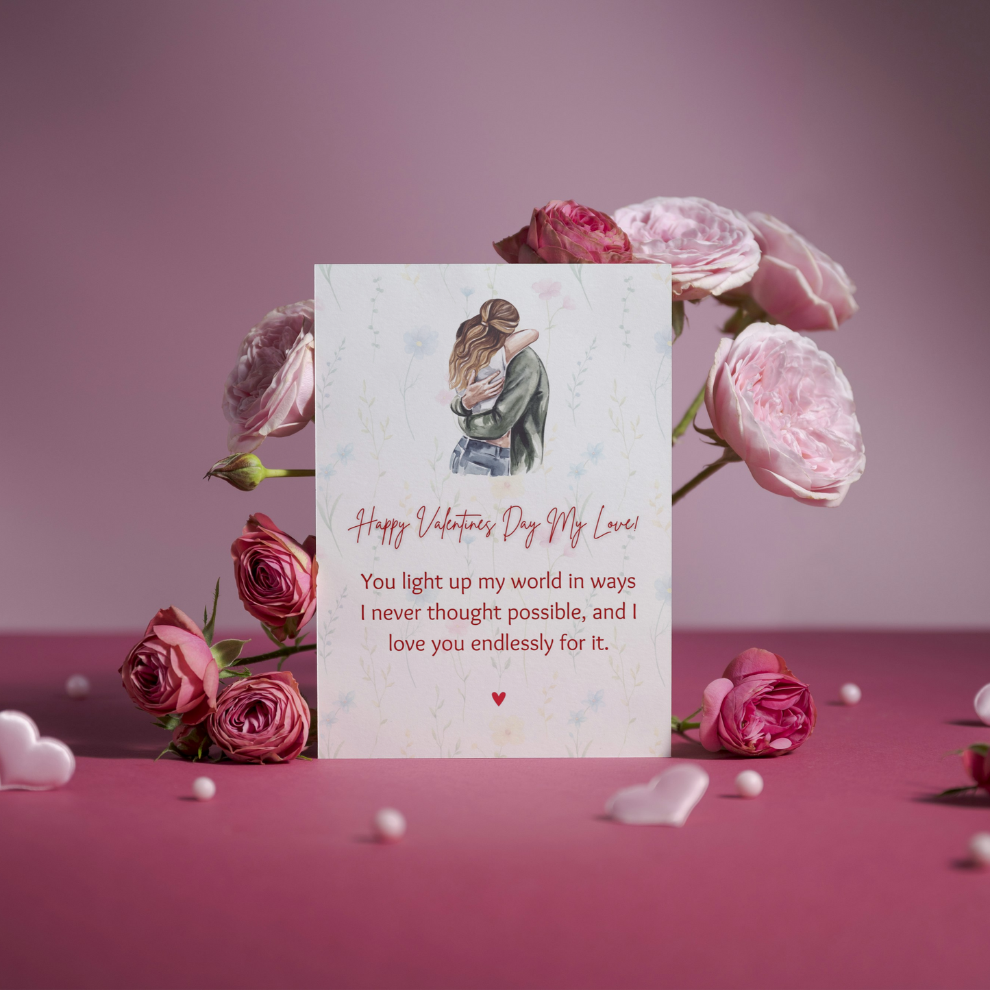 Romantic Valentine's Day Card for boyfriend girlfriend |  Valentines Day Heartfelt Message | Happy Valentine's day card