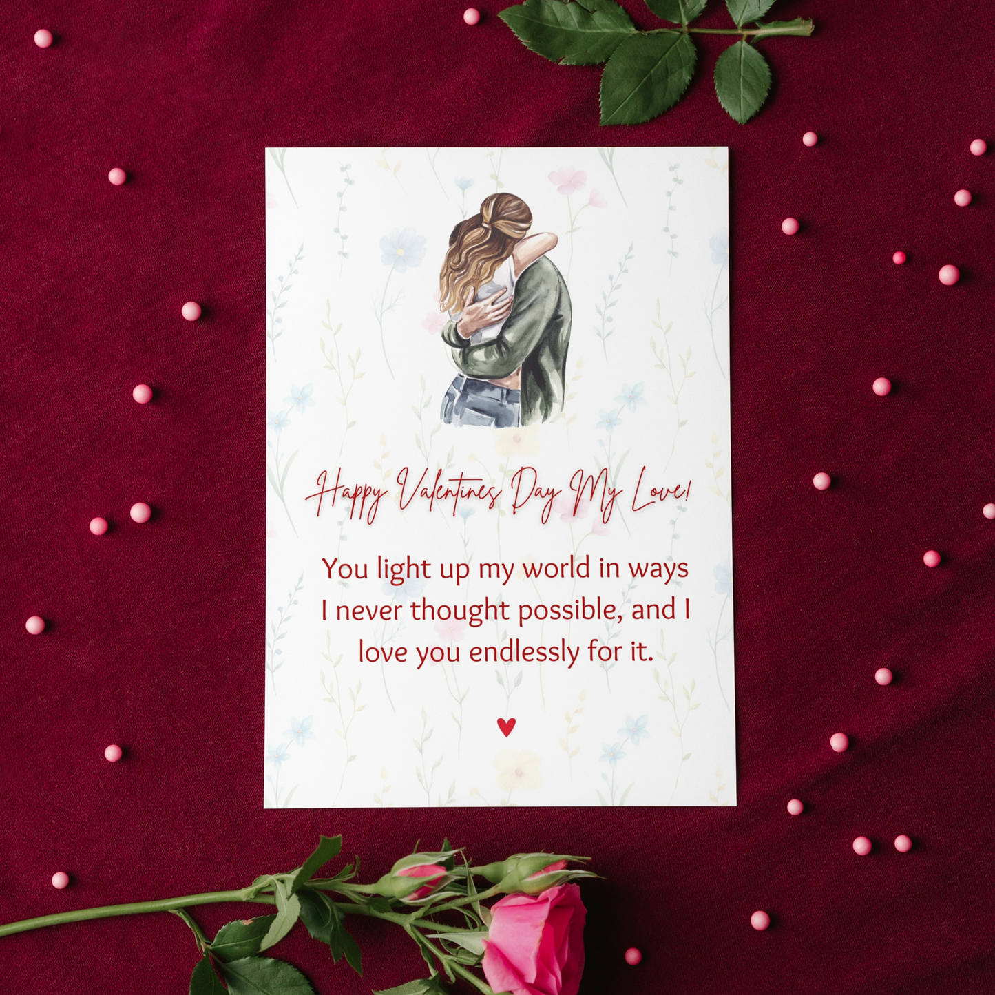 Romantic Valentine's Day Card for boyfriend girlfriend |  Valentines Day Heartfelt Message | Happy Valentine's day card