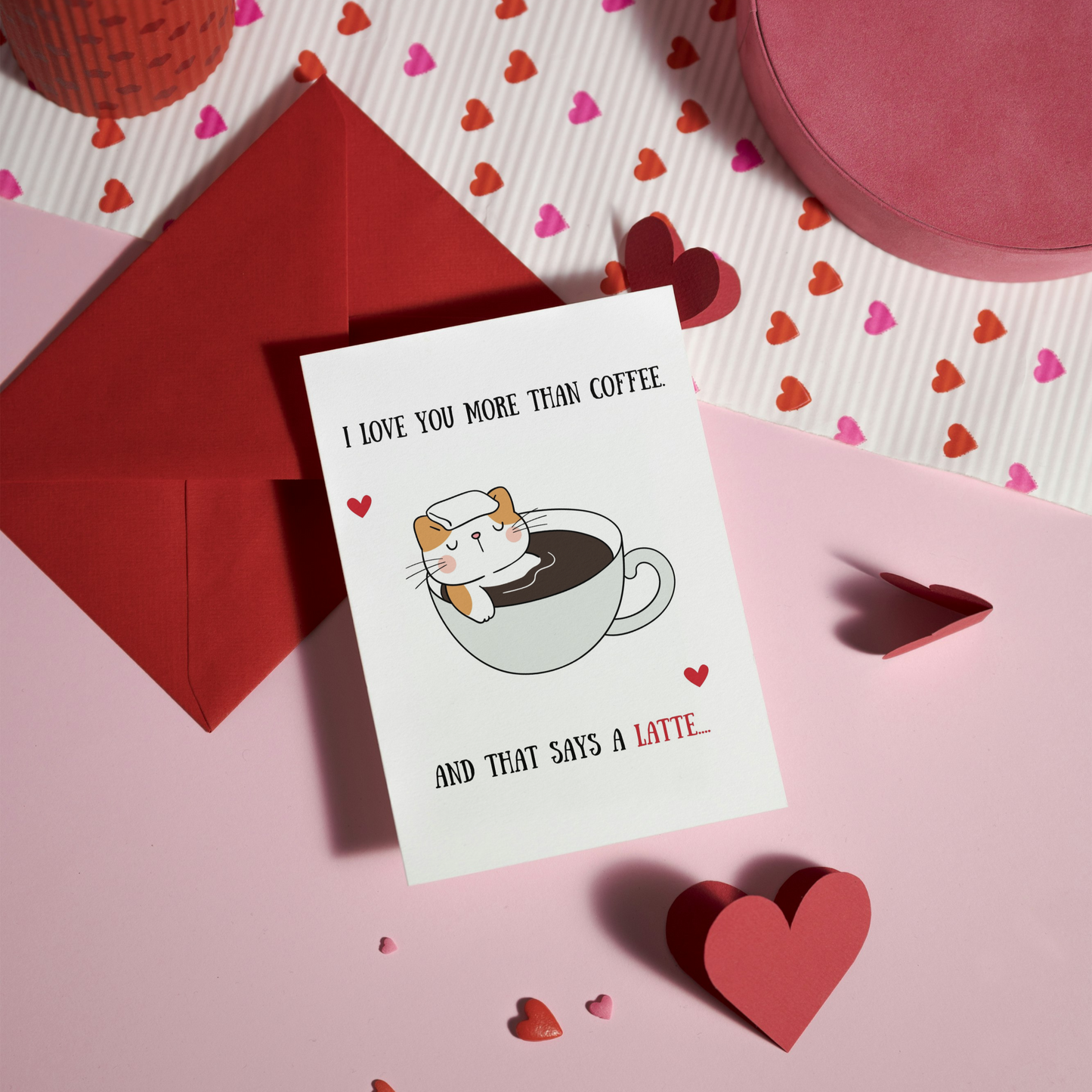 Valentine’s Day Card | Coffee Lover | Coffee Valentine’s Day Card |  Cute Valentine Card | Coffee Anniversary Card | Digital Download