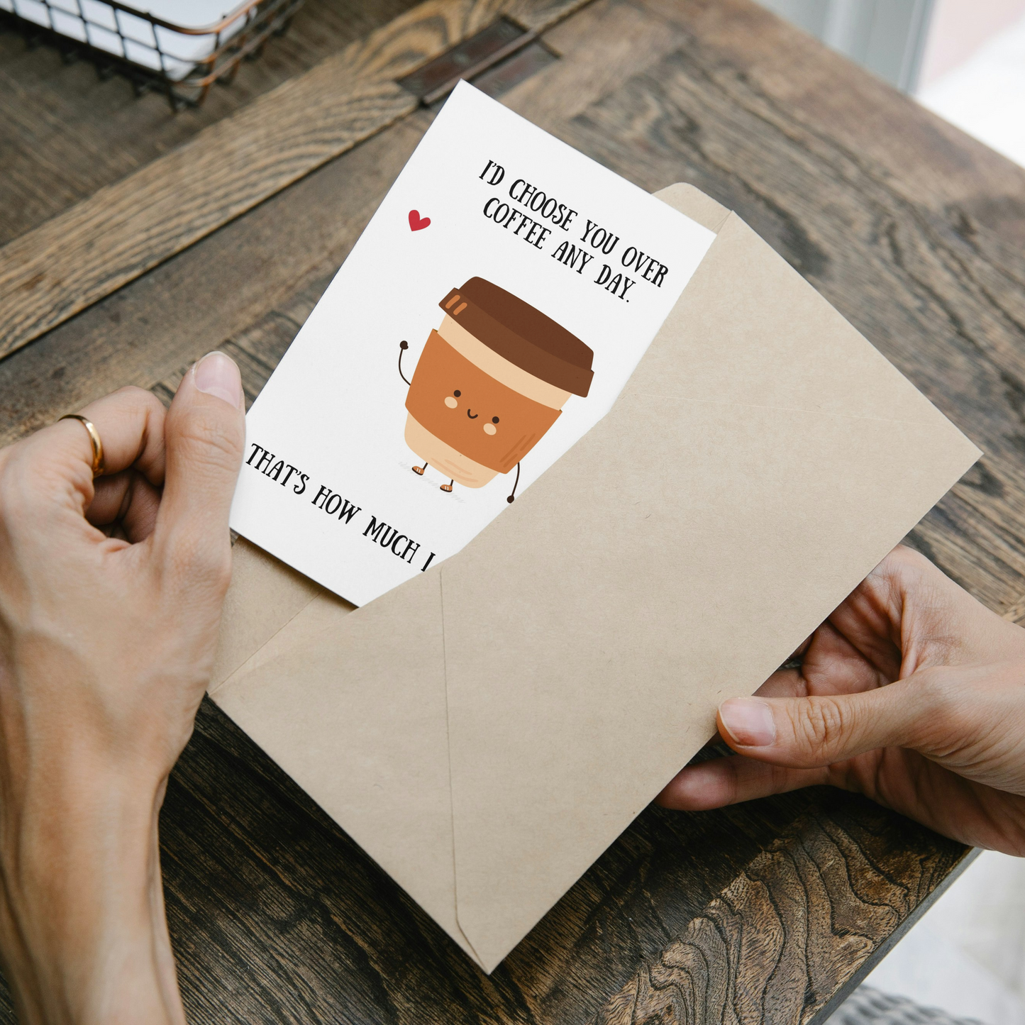 Valentine’s Day Card | Coffee Lover | Coffee Valentine’s Day Card |  Cute Valentine Card | Coffee Anniversary Card | Digital Download