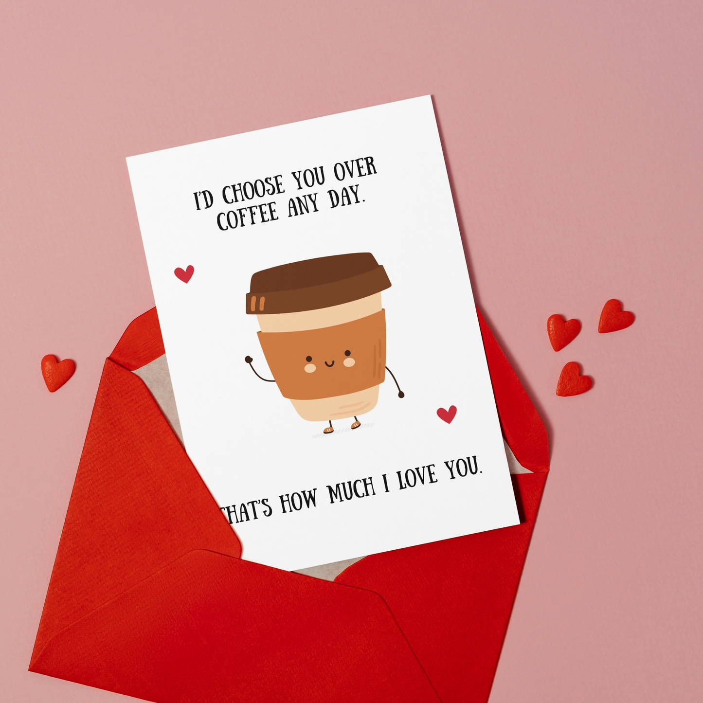 Valentine’s Day Card | Coffee Lover | Coffee Valentine’s Day Card |  Cute Valentine Card | Coffee Anniversary Card | Digital Download