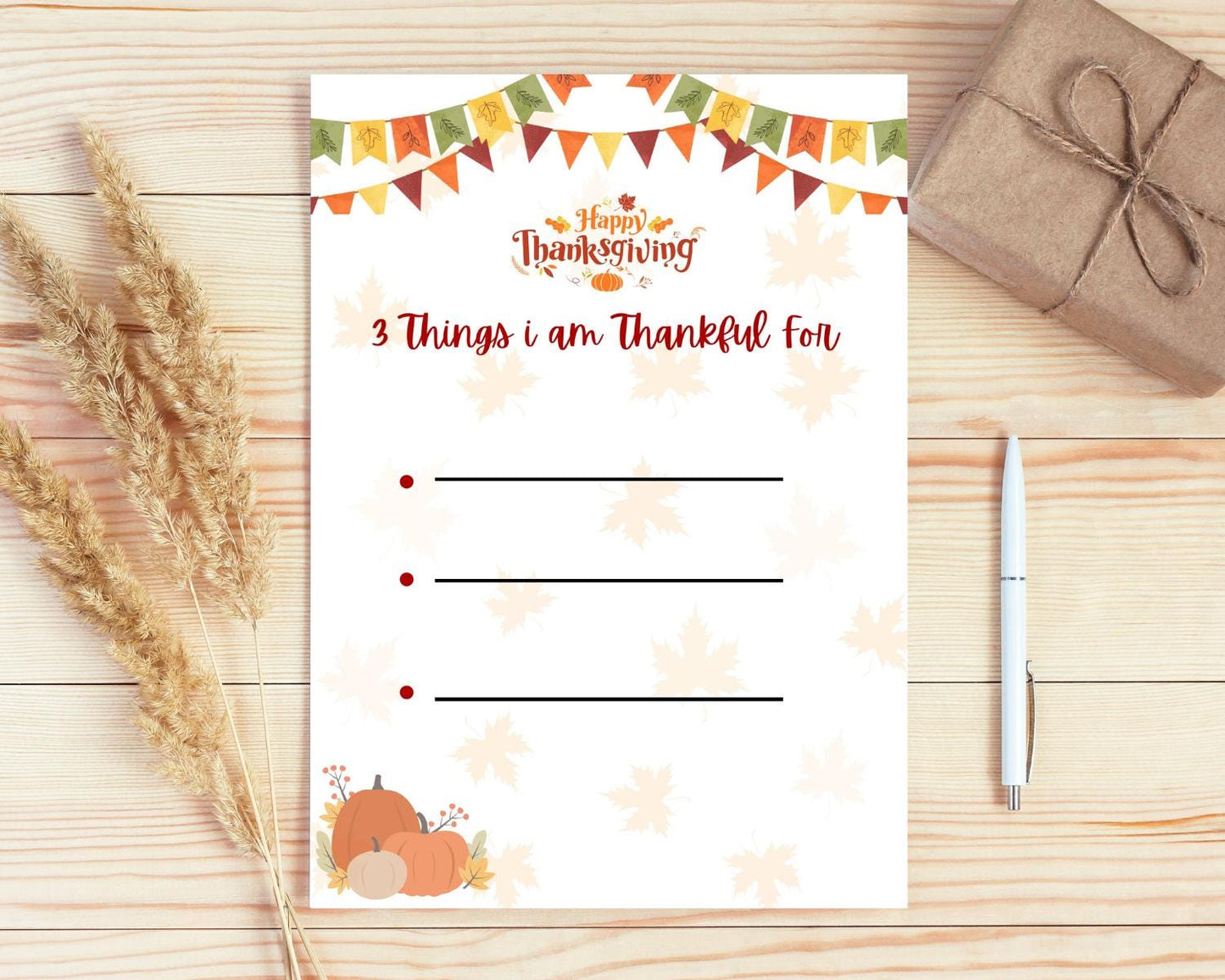 Things i am thankful for | Printable thanksgiving game | Thanksgiving Activity | Kids Thanksgiving Party Game