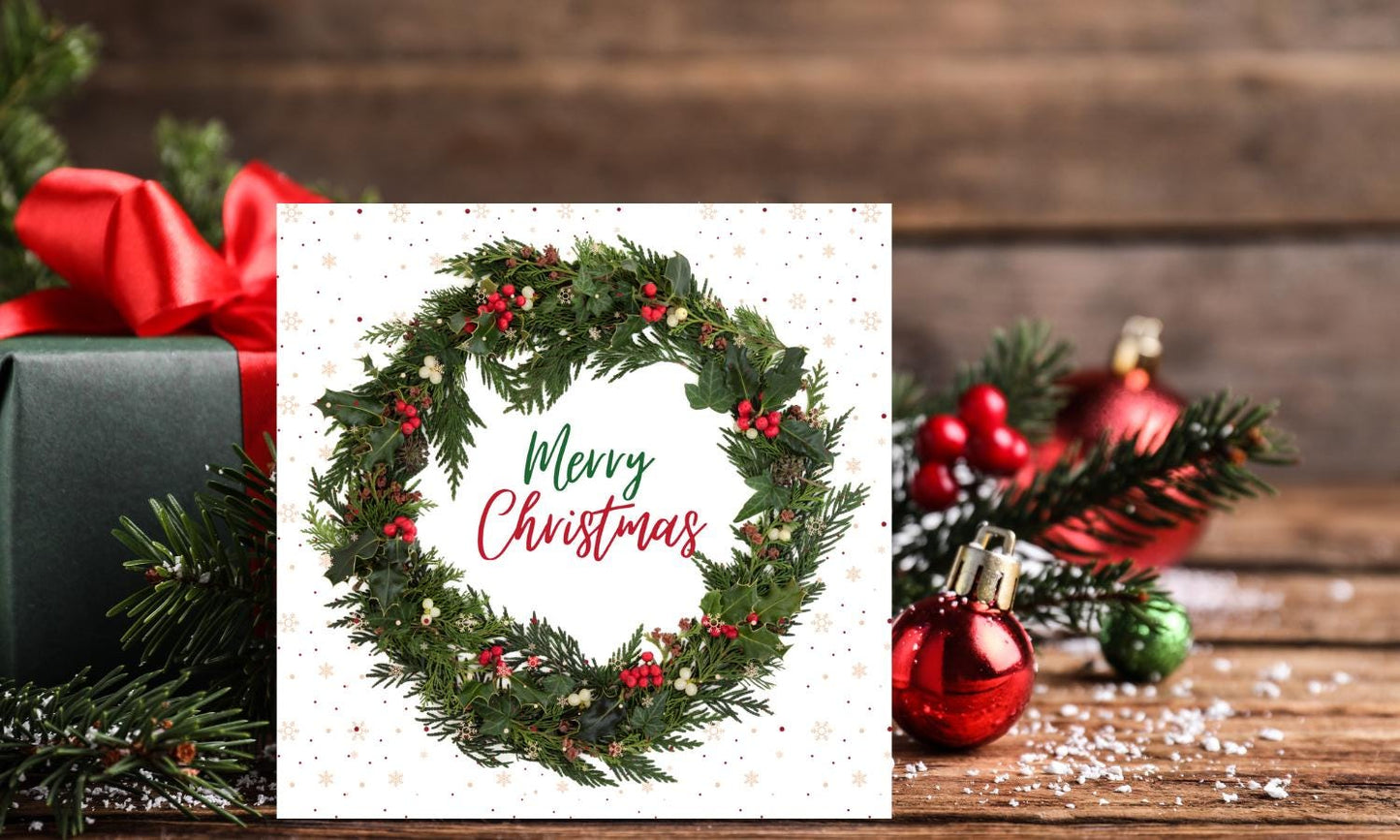 Editable Merry Christmas Card | Digital Download Printable