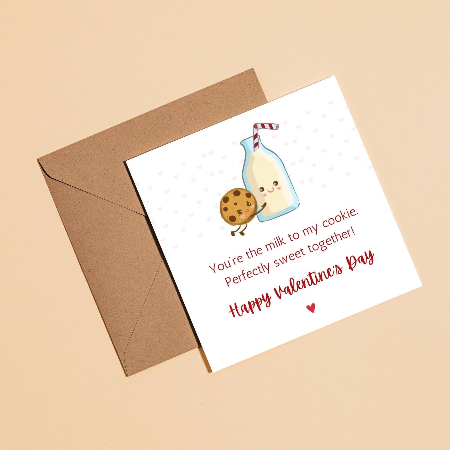 Cute Valentines Card for boyfriend girlfriend - DIGITAL DOWNLOAD | Valentine's Day Card |  Cute and Playful Design |