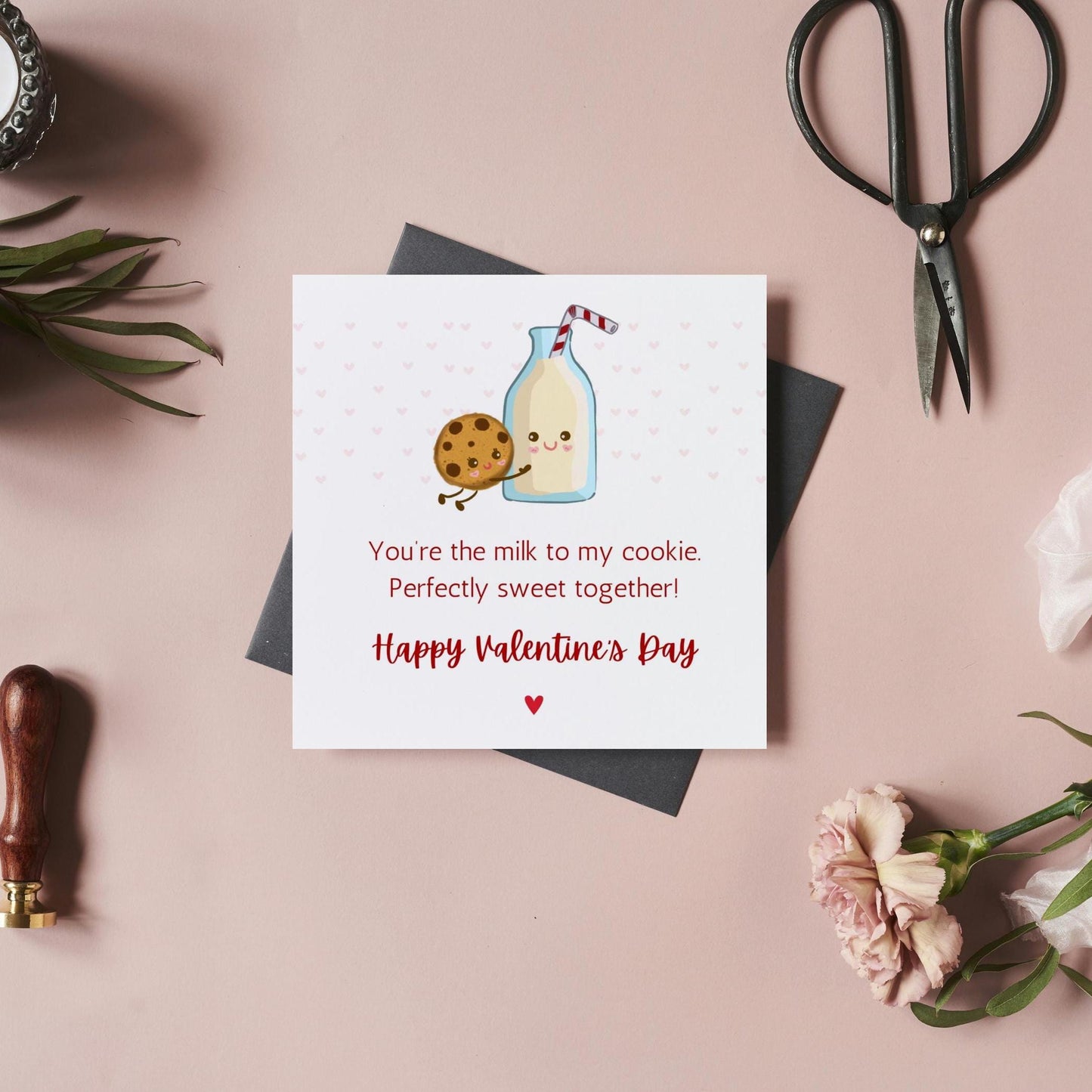 Cute Valentines Card for boyfriend girlfriend - DIGITAL DOWNLOAD | Valentine's Day Card |  Cute and Playful Design |