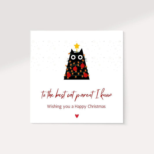 Cat Christmas Card | Cute Christmas Card For Cat Lovers | Digital Download Printable