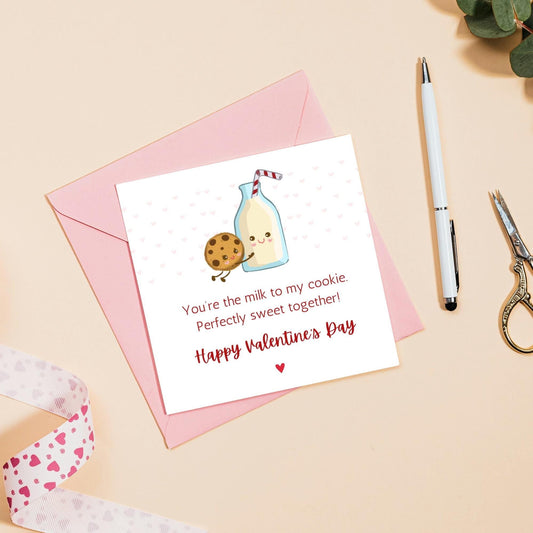 Cute Valentines Card for boyfriend girlfriend - DIGITAL DOWNLOAD | Valentine's Day Card |  Cute and Playful Design |