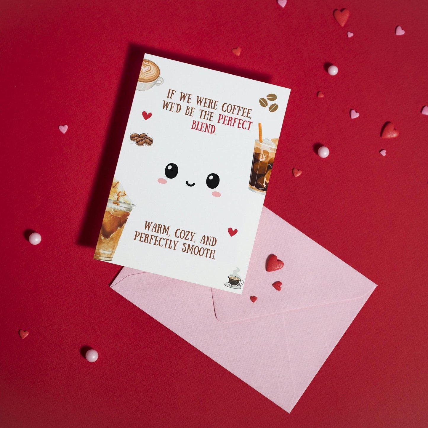 Valentine’s Day Card | Cutest Valentine Card for Coffee Lovers | Coffee Valentine’s Day Card | Coffee Anniversary Card | Digital Download